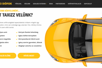 Siófoki taxis honlap